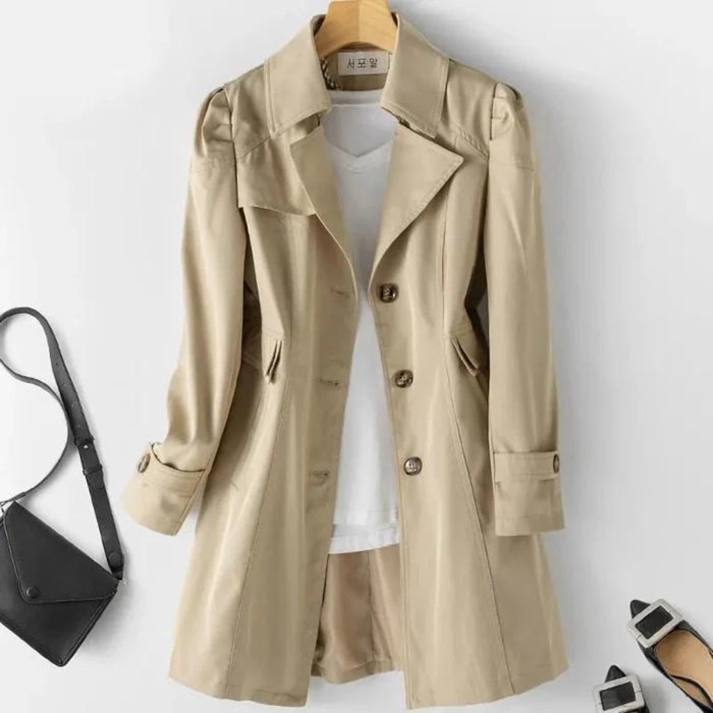 Stilzeits | Eleganter Lange Trenchcoat für Frauen