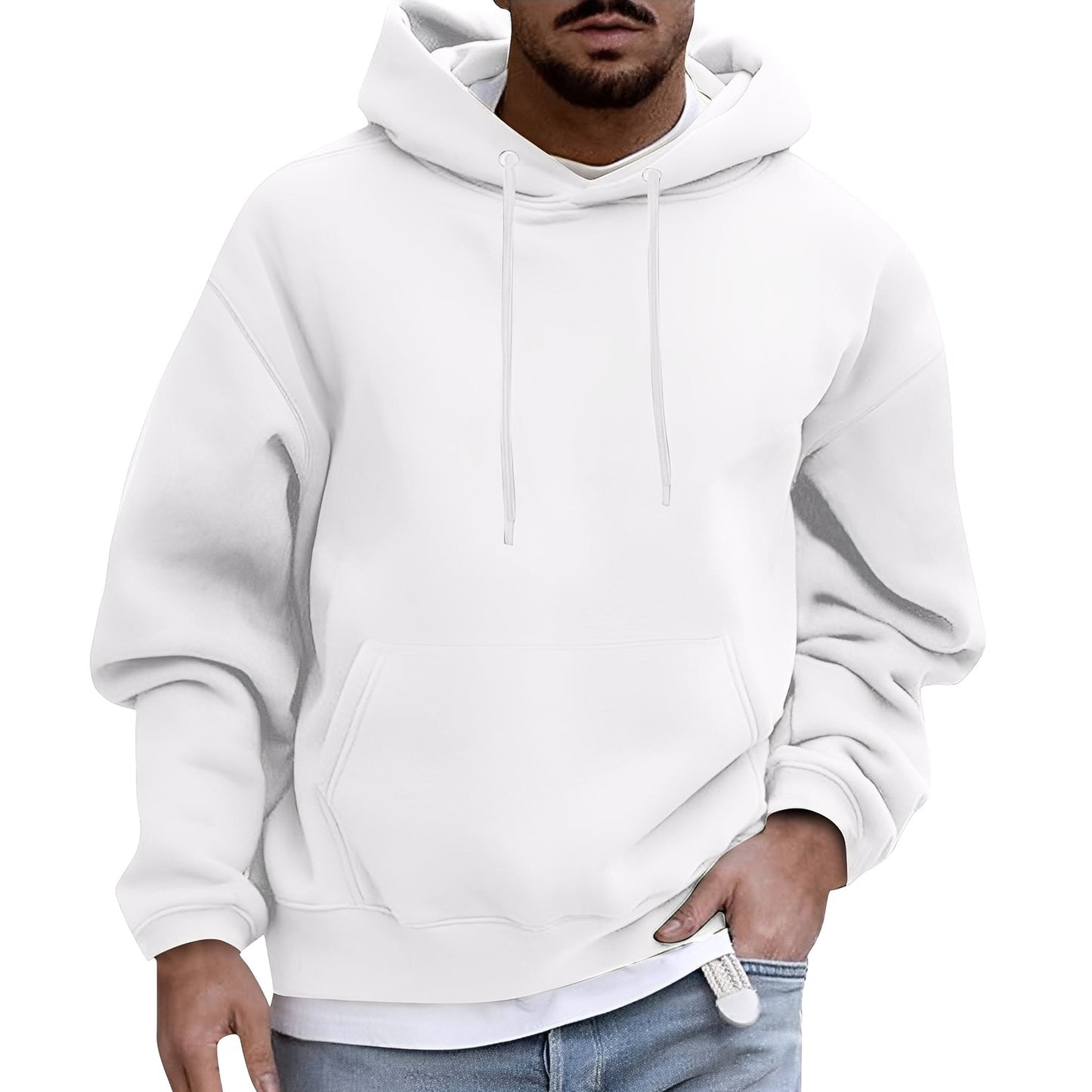 Stilzeits | Lässiger Hoodie mit Tasche für Männer