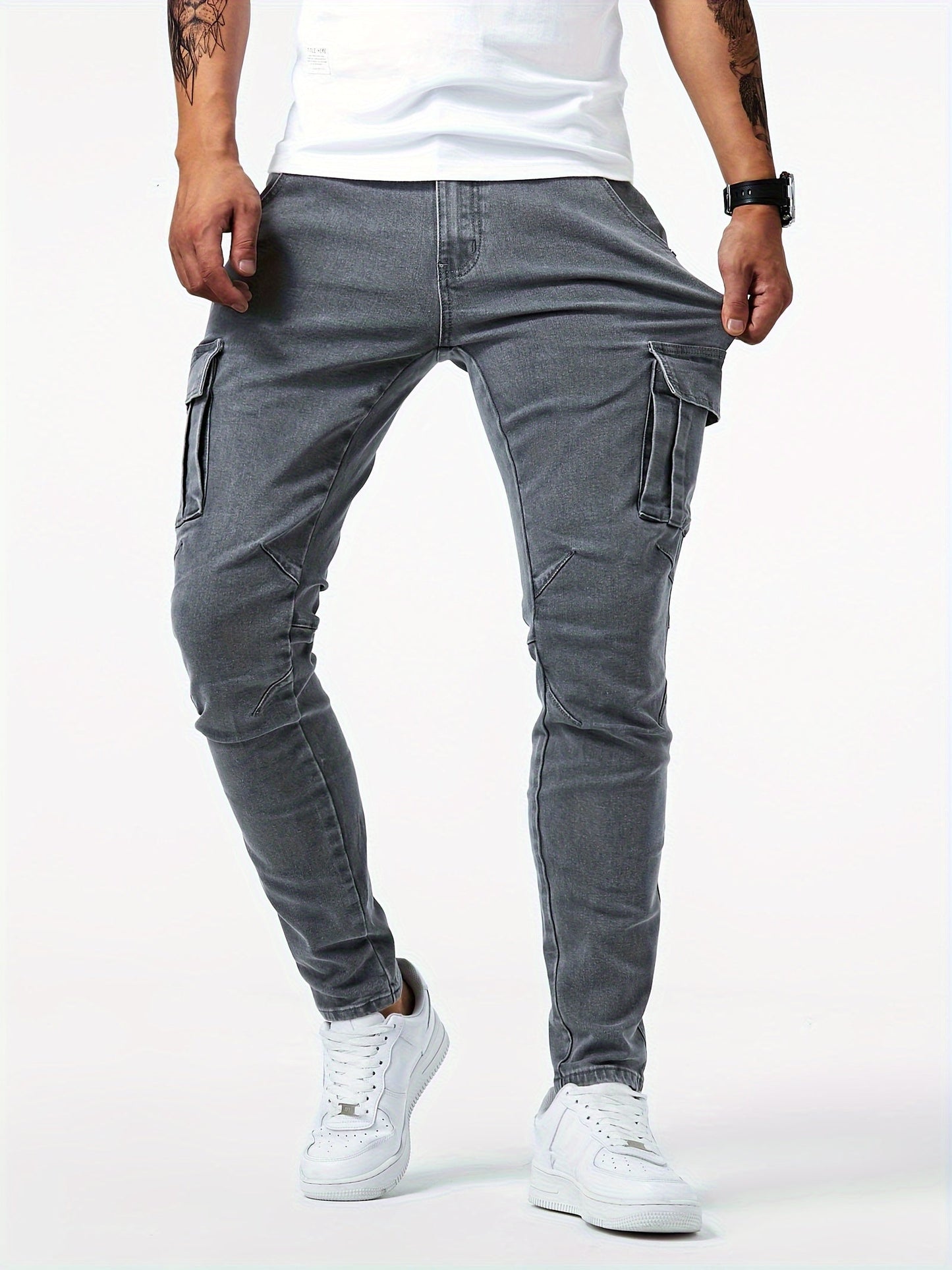 Stylische Herren Cargohose mit Stretchfunktion