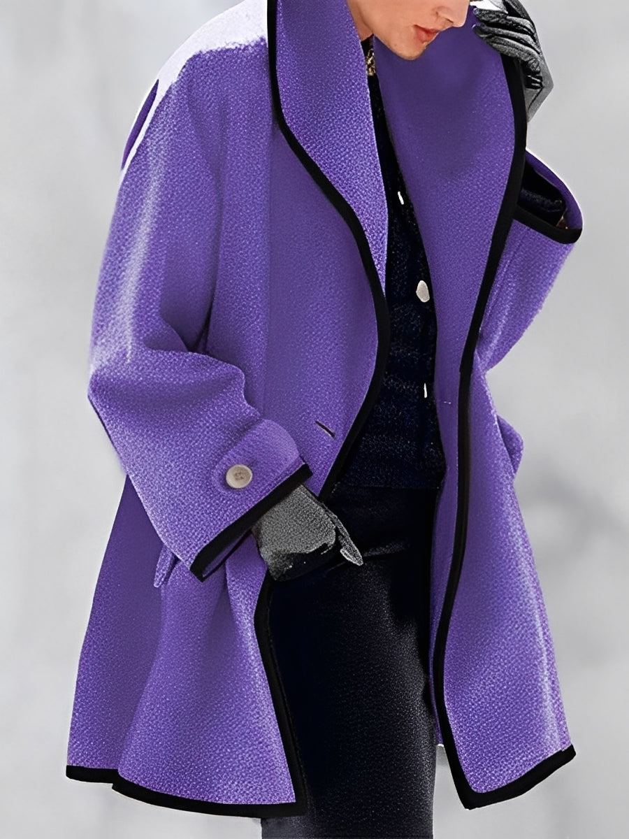 Stilzeits | Klassiker Lange Wollmantel für Frauen