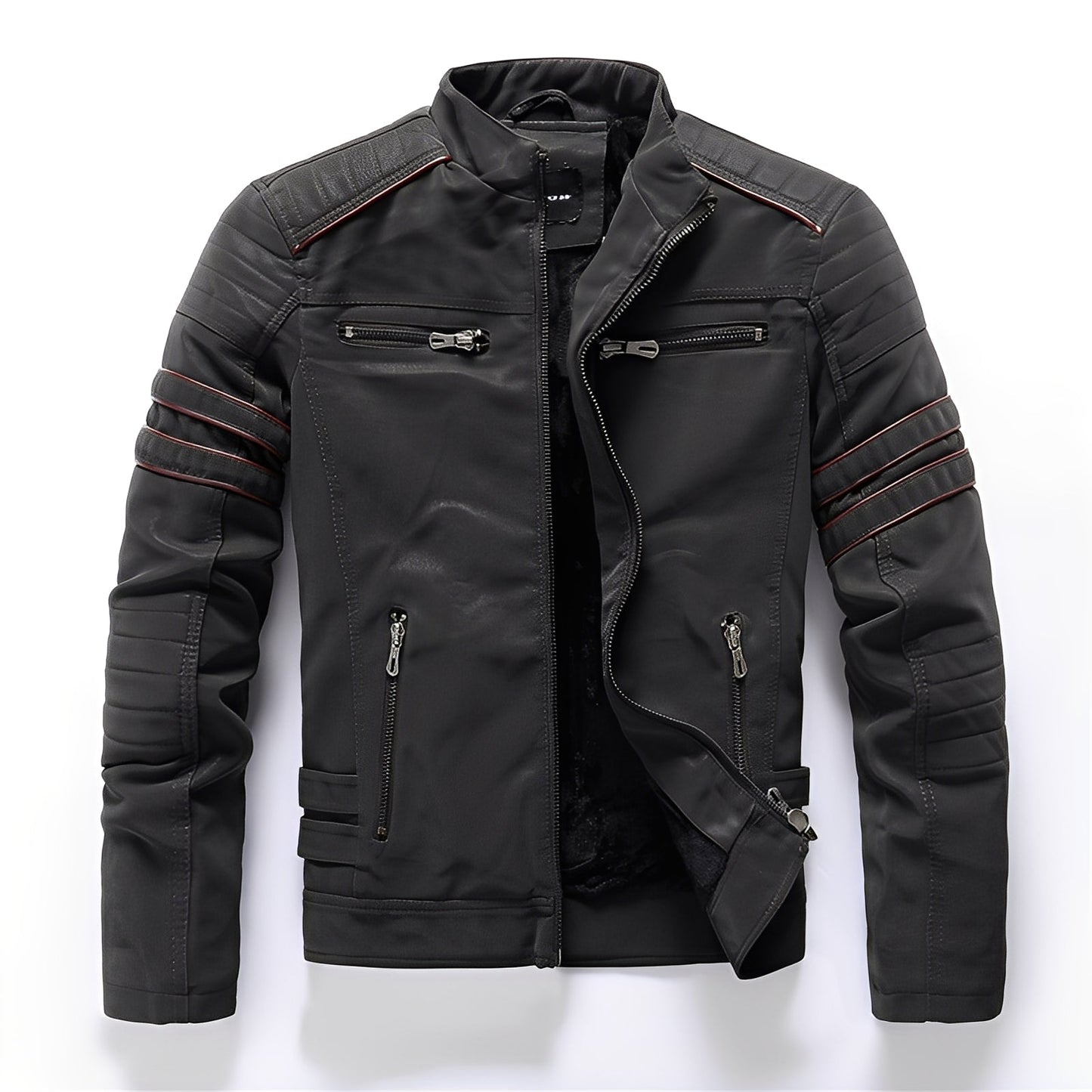 Stilzeits | Stylische Motorrad-Lederjacke für Herren