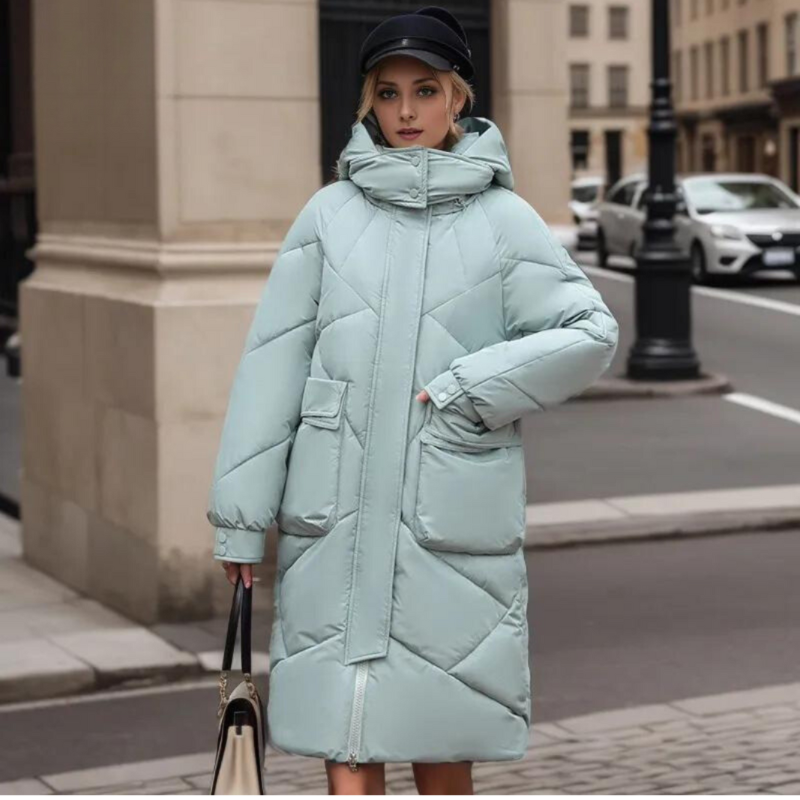 Stilzeits | Lange Jacke für Frauen Winter Warm