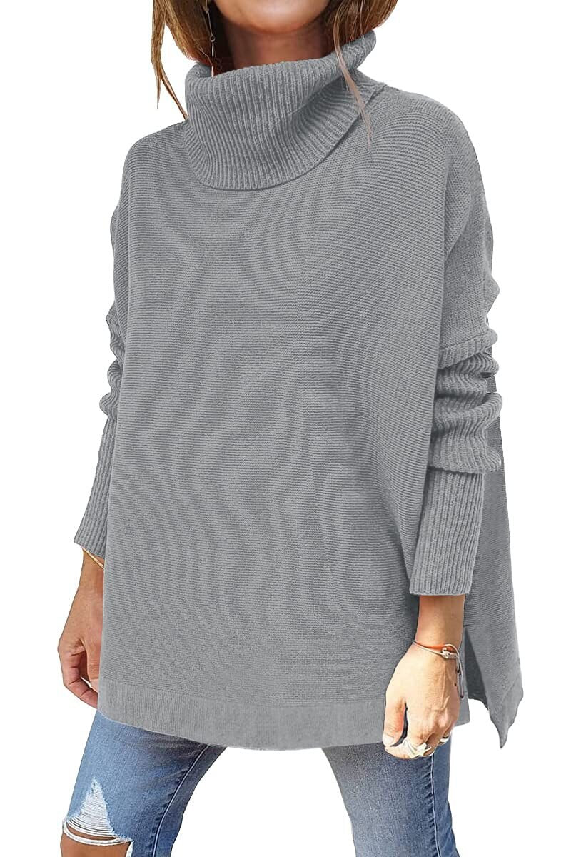 Stilzeits | Jumper - Frauen Herbst Bequemer Rollkragenpullover