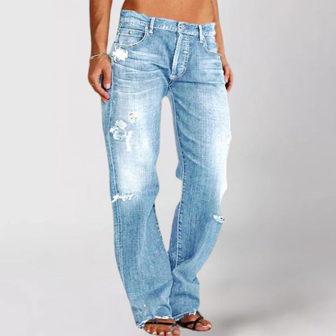 Stilvolle Boho-Jeans mit weiten Beinen von Bonafita Gaia für ein Gefühl von Freiheit