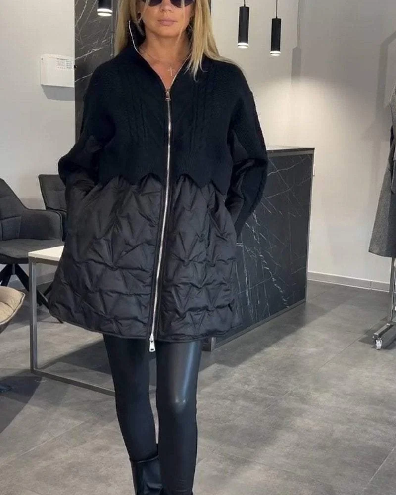 Stilzeits | Strick-Patchwork-Jacke