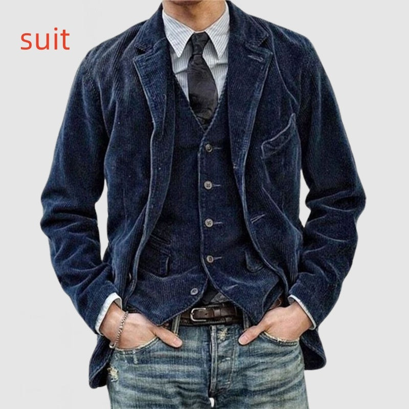 Herren Cordjacke im Casual-Stil von Rowan