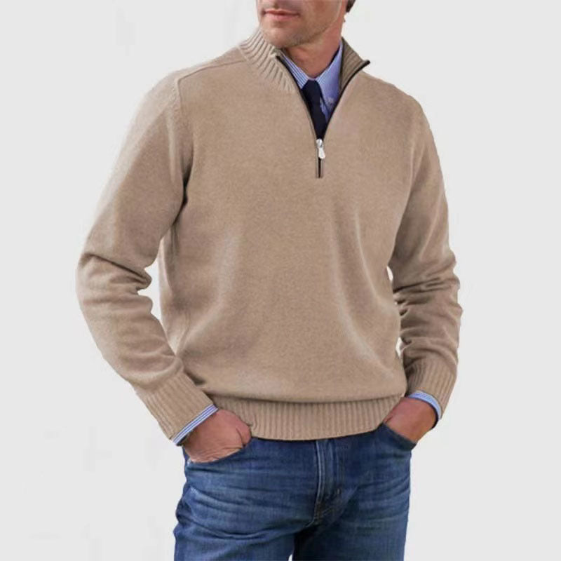 Ricky – Herren-Zipperjacke aus Strick