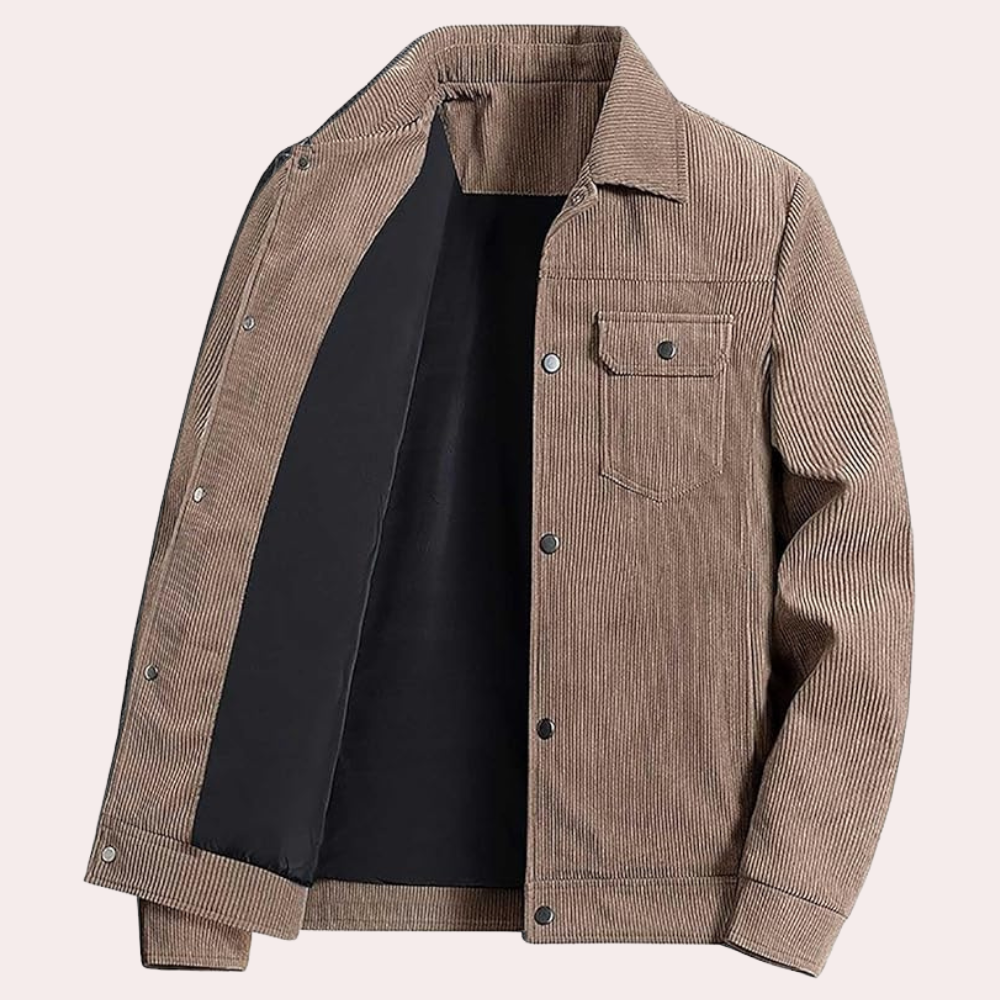 Klassische Cordjacke für Herren