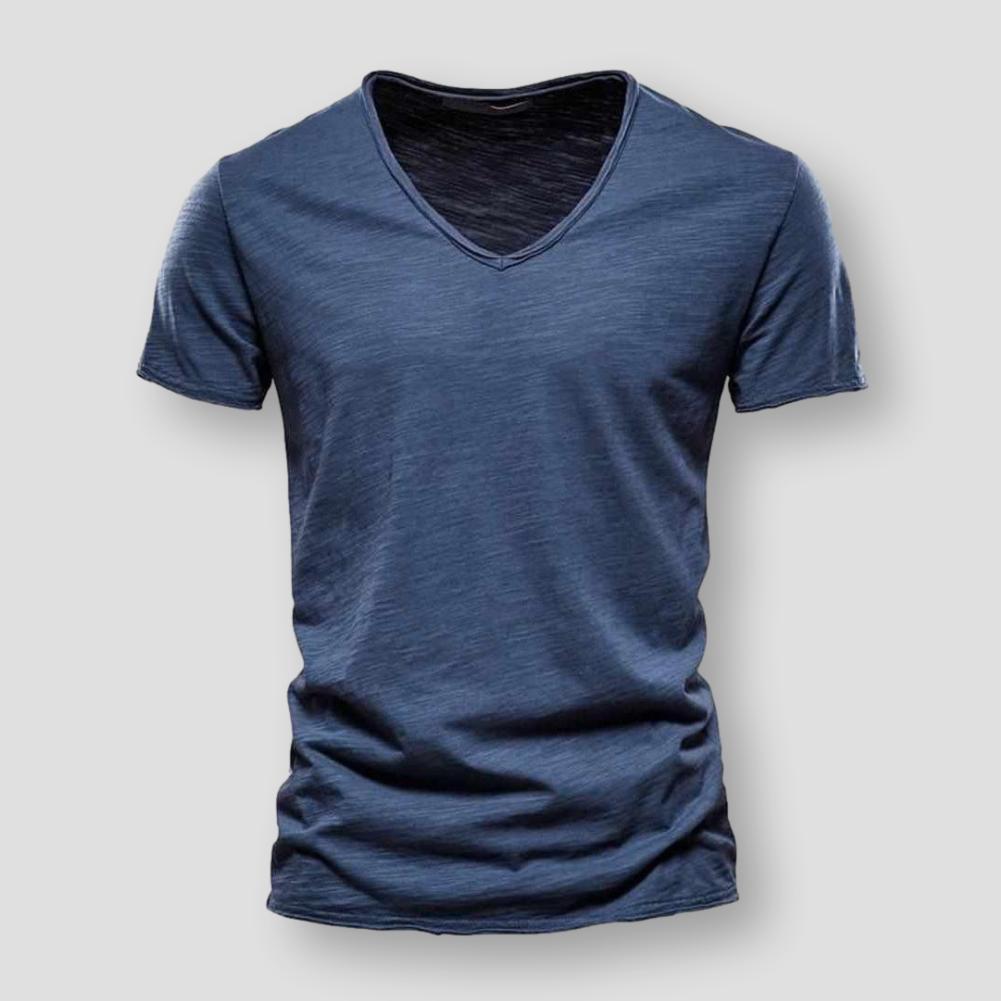 Vekie North Royal Lightweight V-Neck T-Shirt