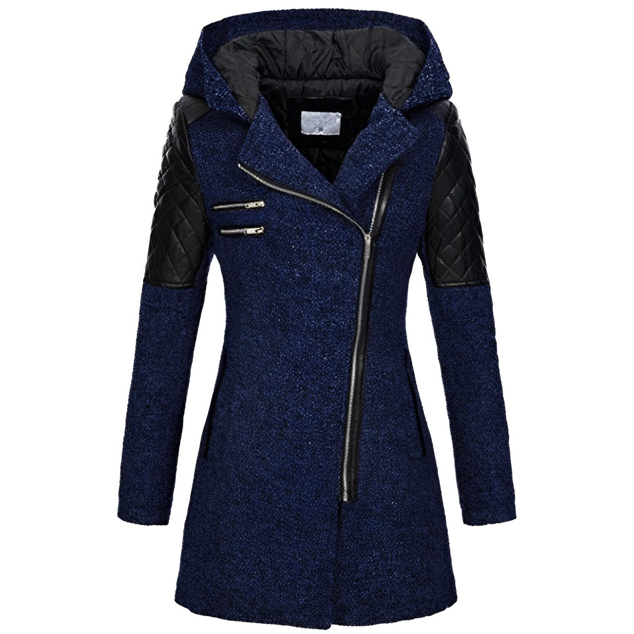 Teale: Gothic Wintercoat with Hood and Stylish Details