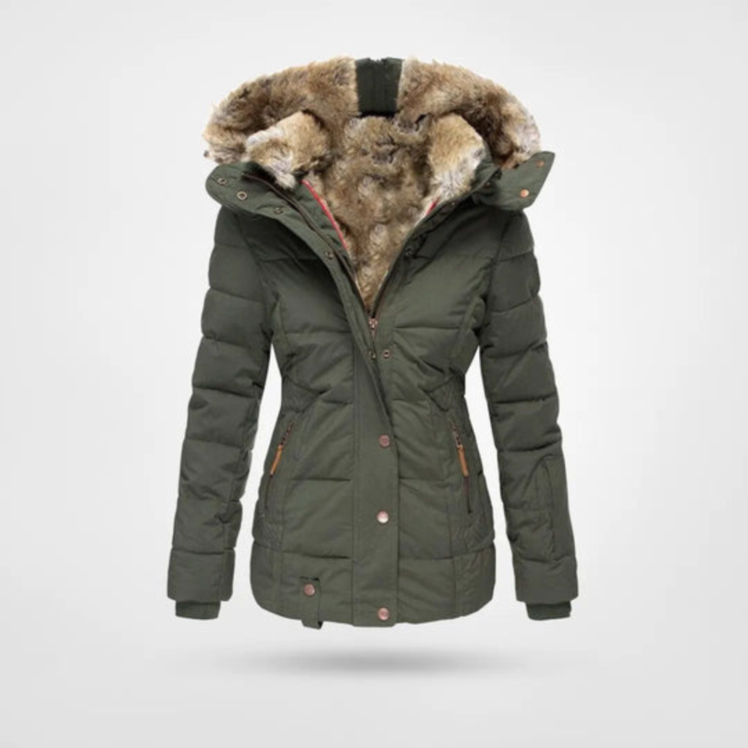 Stilzeits | Damen Winter Puffer Parka Jacke Warm