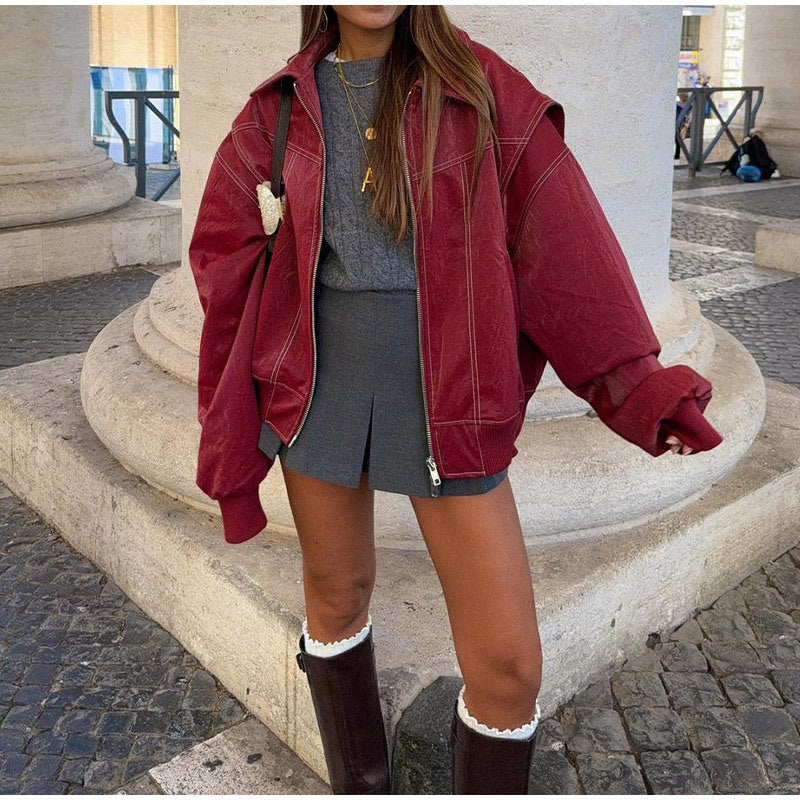 Stilzeits | Oversized Bomberjacke für Frauen