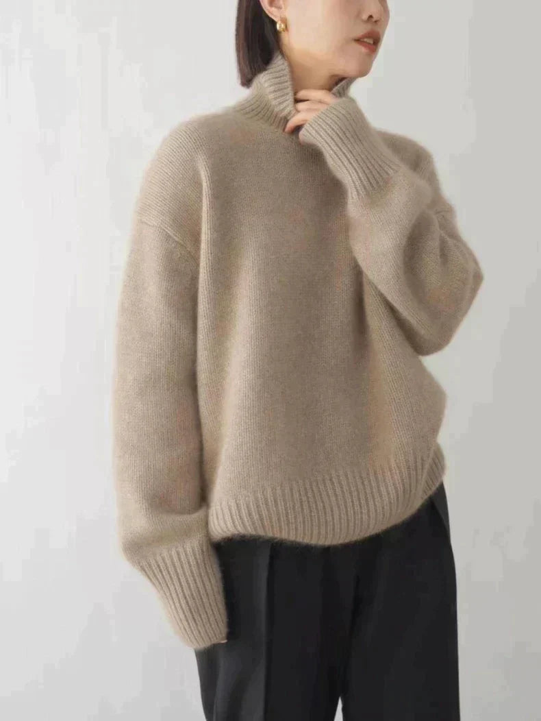 Stilzeits | weicher Strickpullover mit Rollkragen für herbstliche Schichten