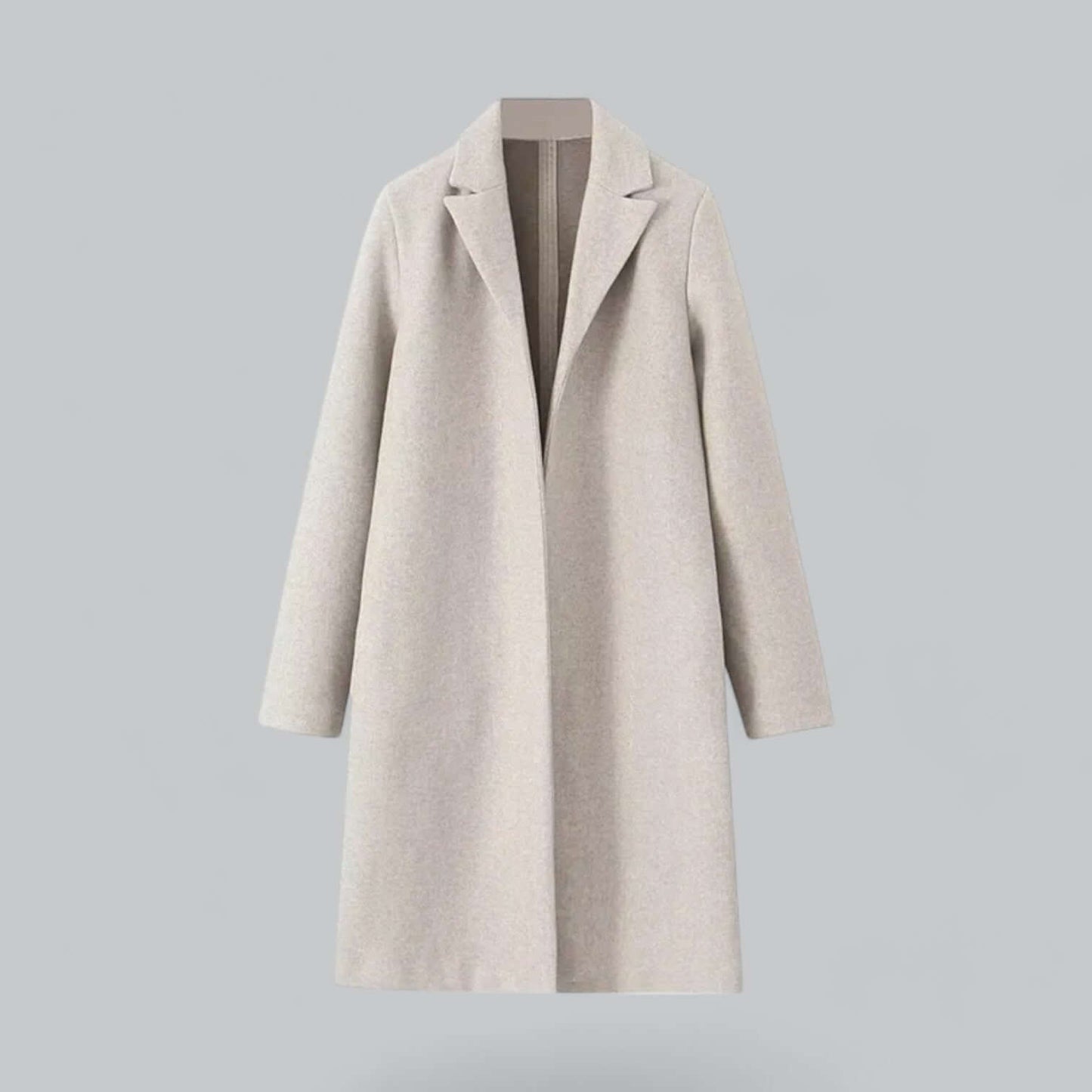 Stilzeits | Frauen Eleganter Offener Front-Trenchcoat