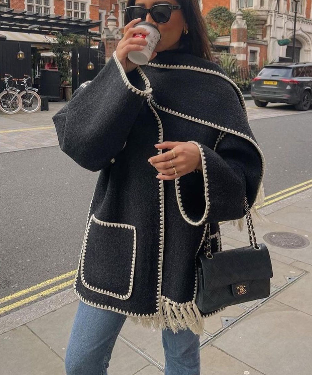 Stilzeits | Damen-Cape-Mantel