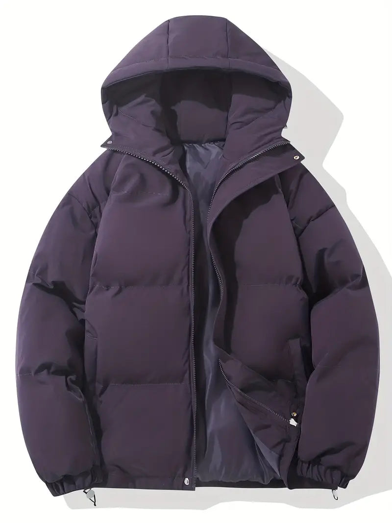 Damen Puffer-Winterjacke - Warme Oberbekleidung mit Kapuze