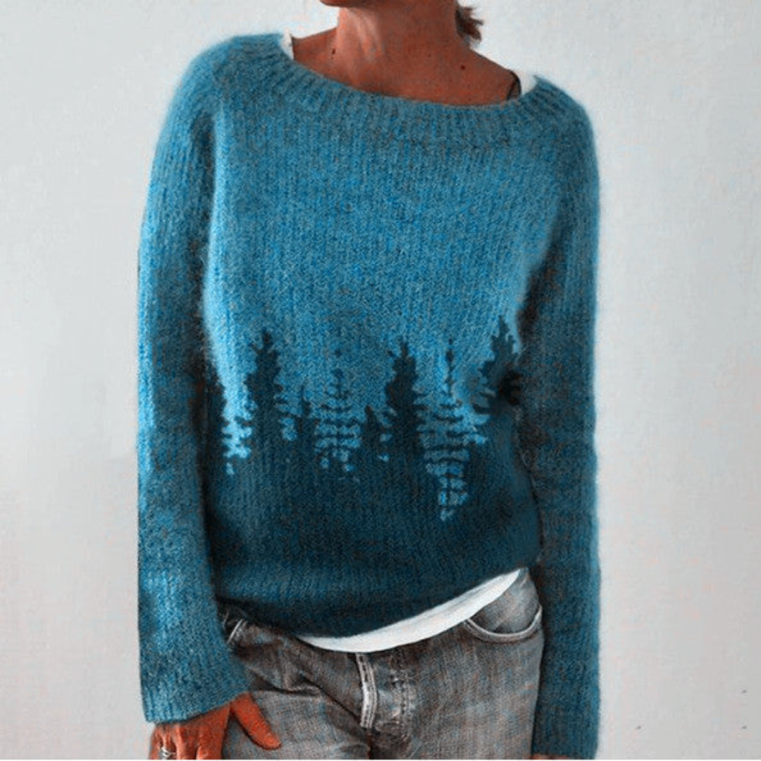 Damen Freizeit Langarm-Strickpullover | Gestrickt