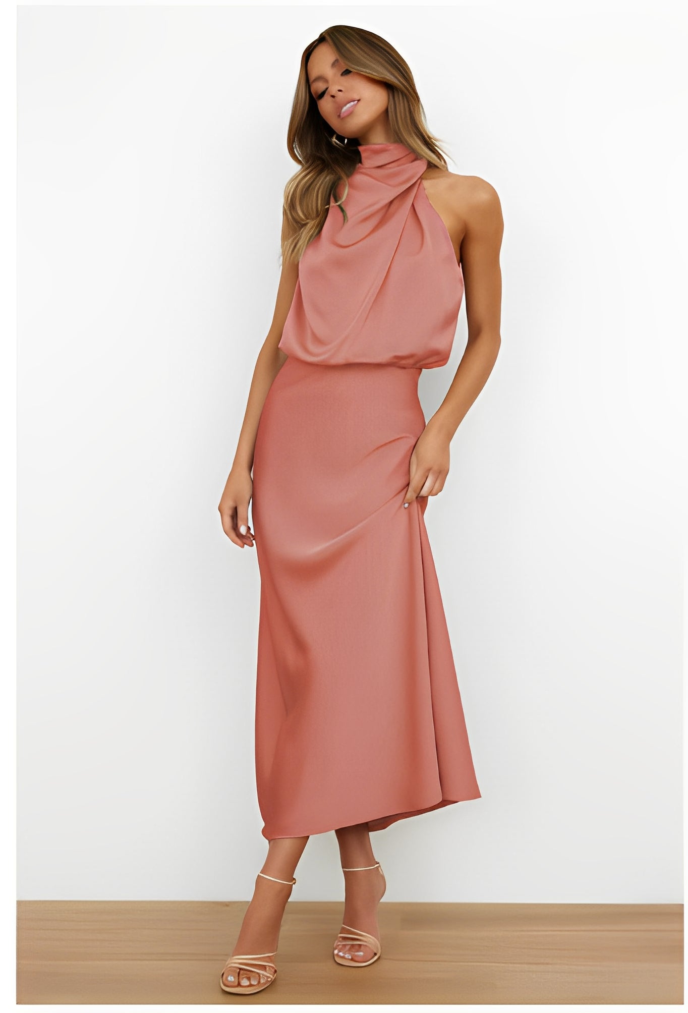 Edles Damen-Abendkleid aus Satin von Marley