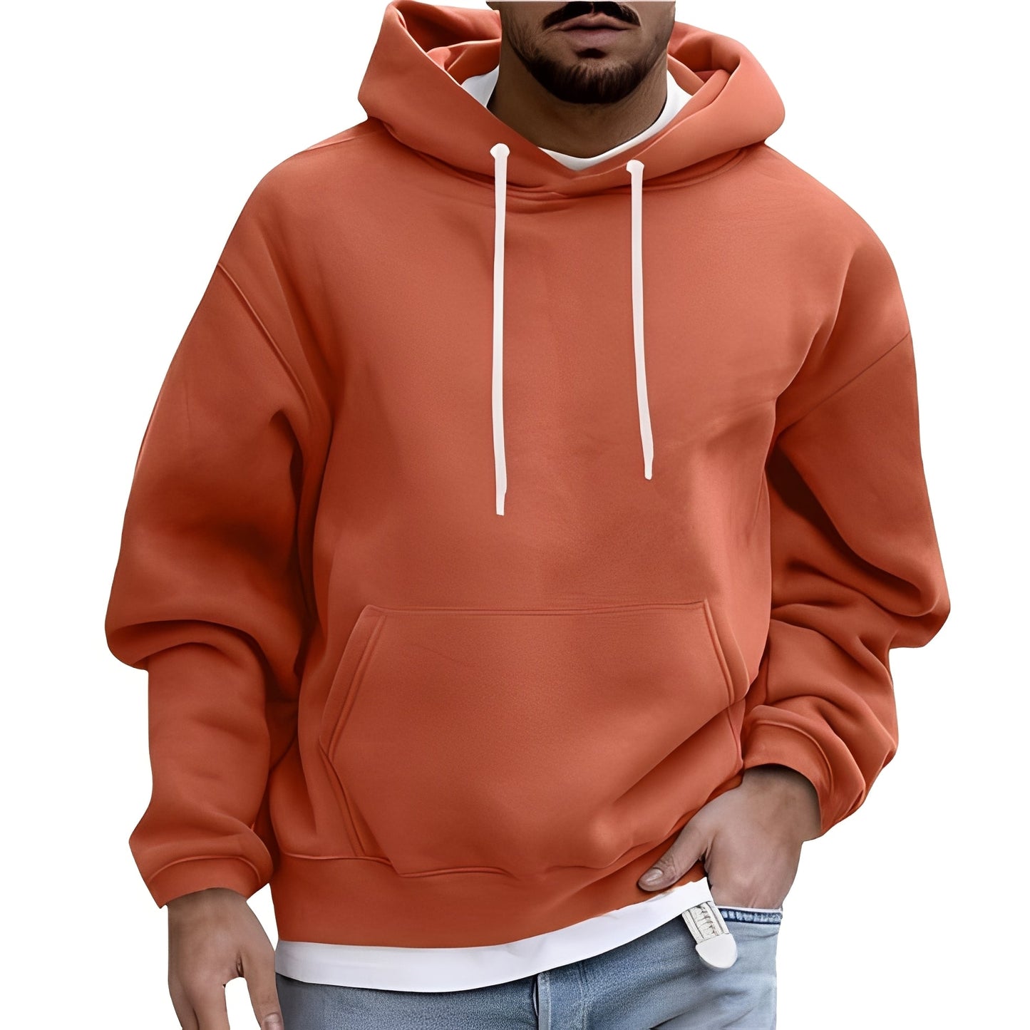 Stilzeits | Lässiger Hoodie mit Tasche für Männer