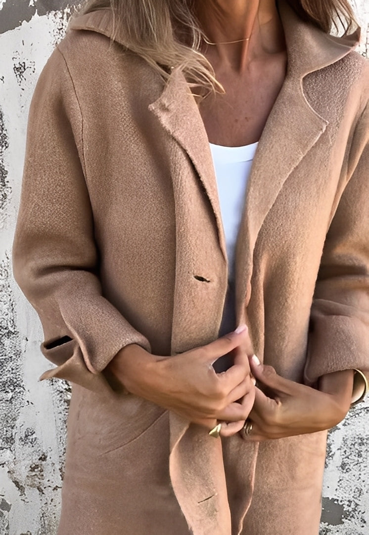 Stilzeits | Lässiger langer Strickmantel für Frauen