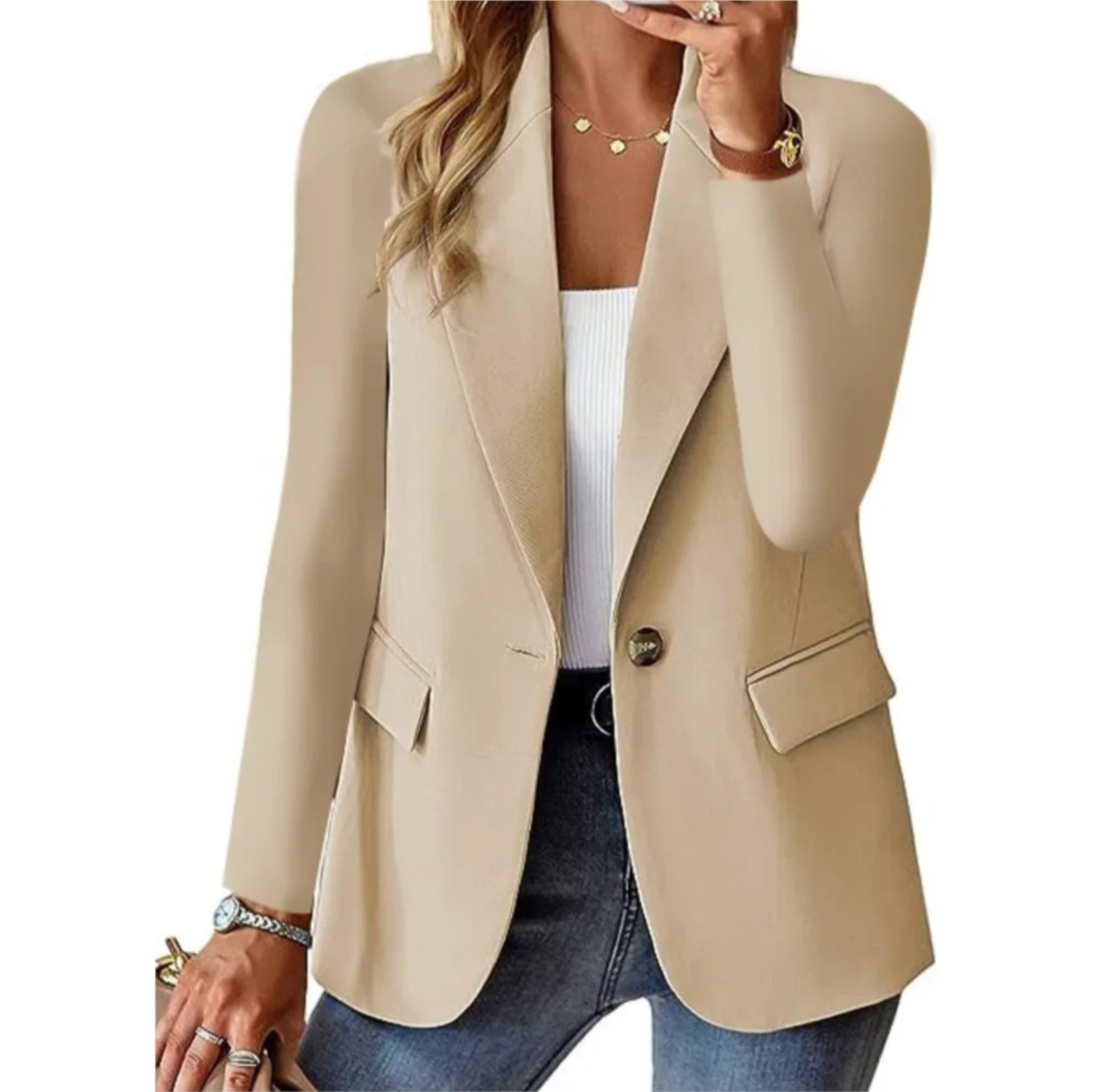 Stilzeits | Blazer Lange für Frauen Chic