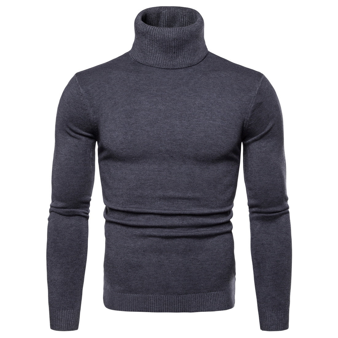 Herren Rollkragenpullover aus weichem Strick Stilzeits