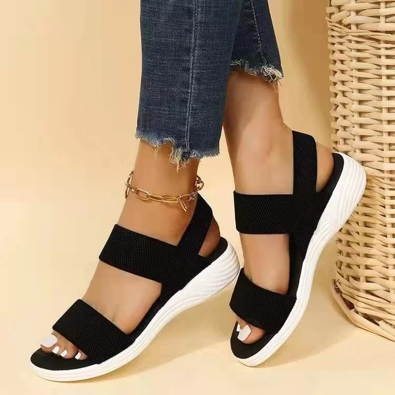 Sporty Wedge Sandal Janeth