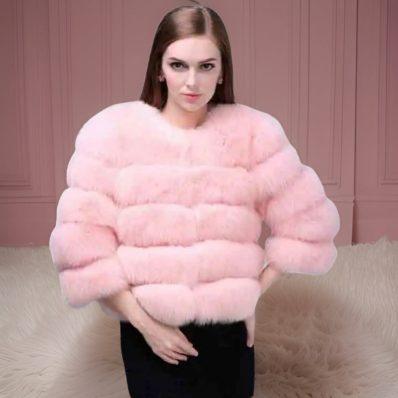 Stilzeits | Wood Luxuriöser Mantel für Frauen