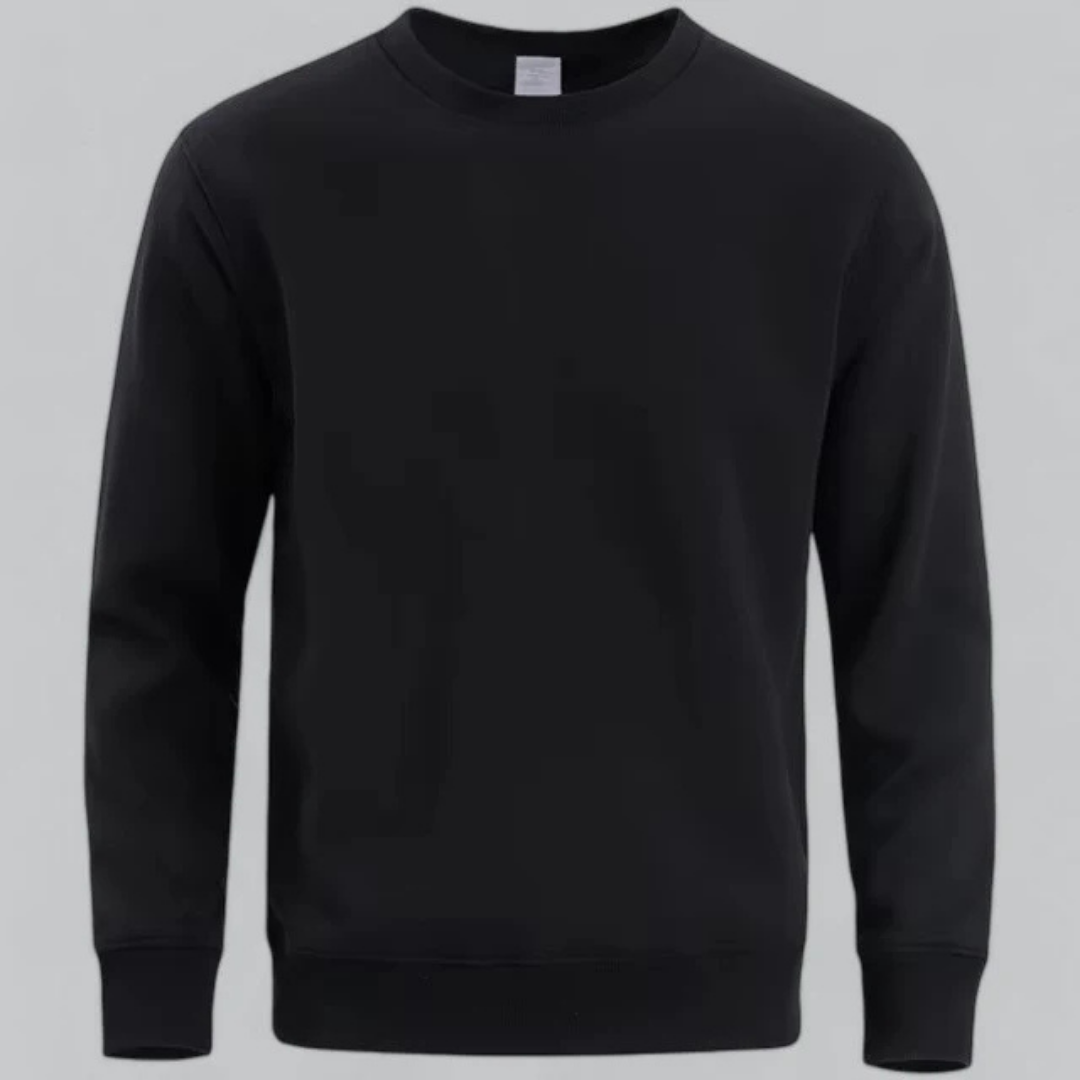 Herren Rundhals-Sweatshirt Mit Langen Ärmeln | Lässig