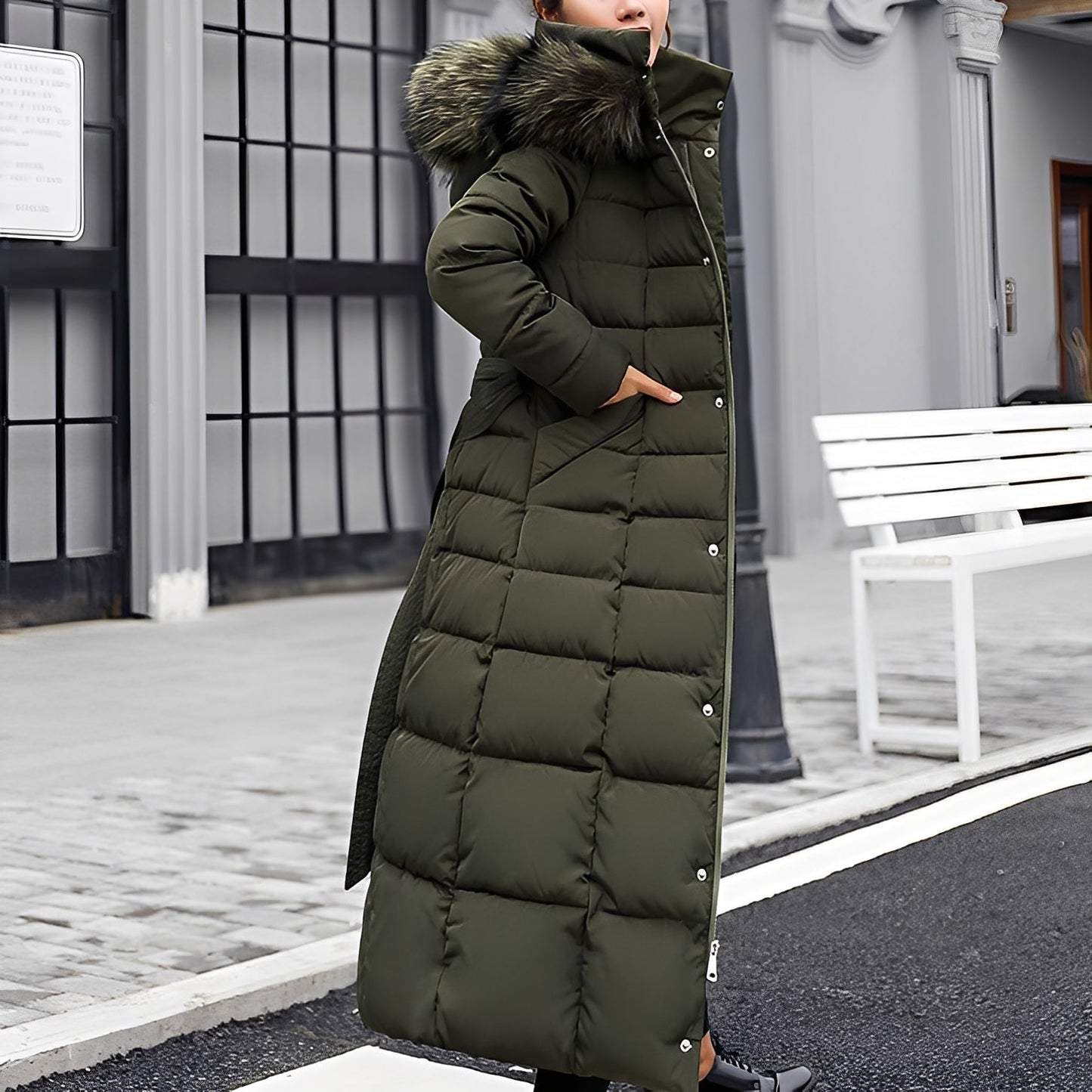 Stilzeits | Weicher gepolsterter Wintermantel für Frauen