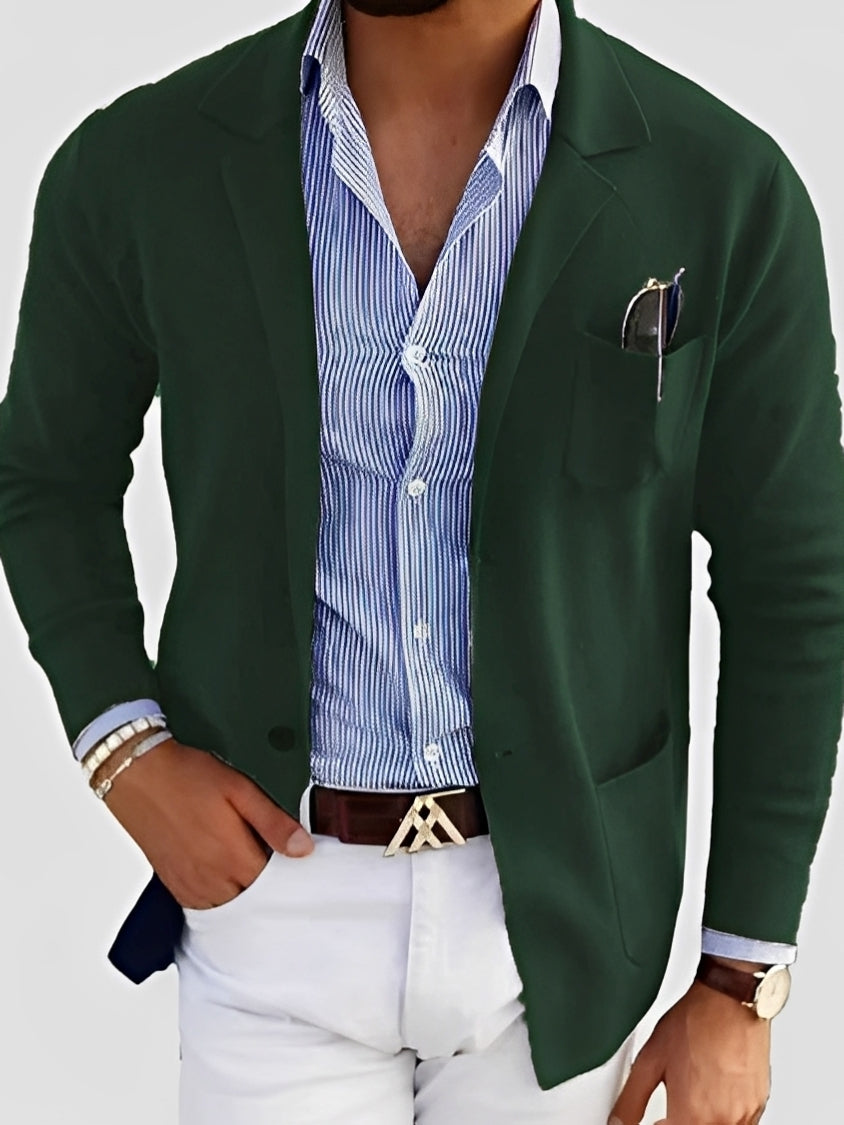 Stilzeits | Eleganter Blazer mit Taschen für Männer
