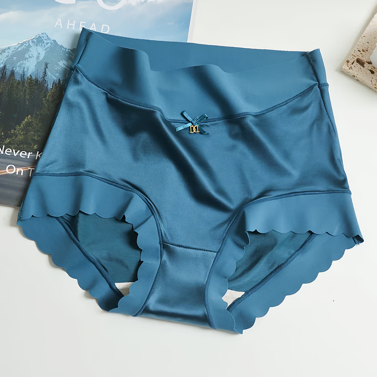 5 Nahtlose Seidensatin Unterwäsche Sets für Damen - Aven