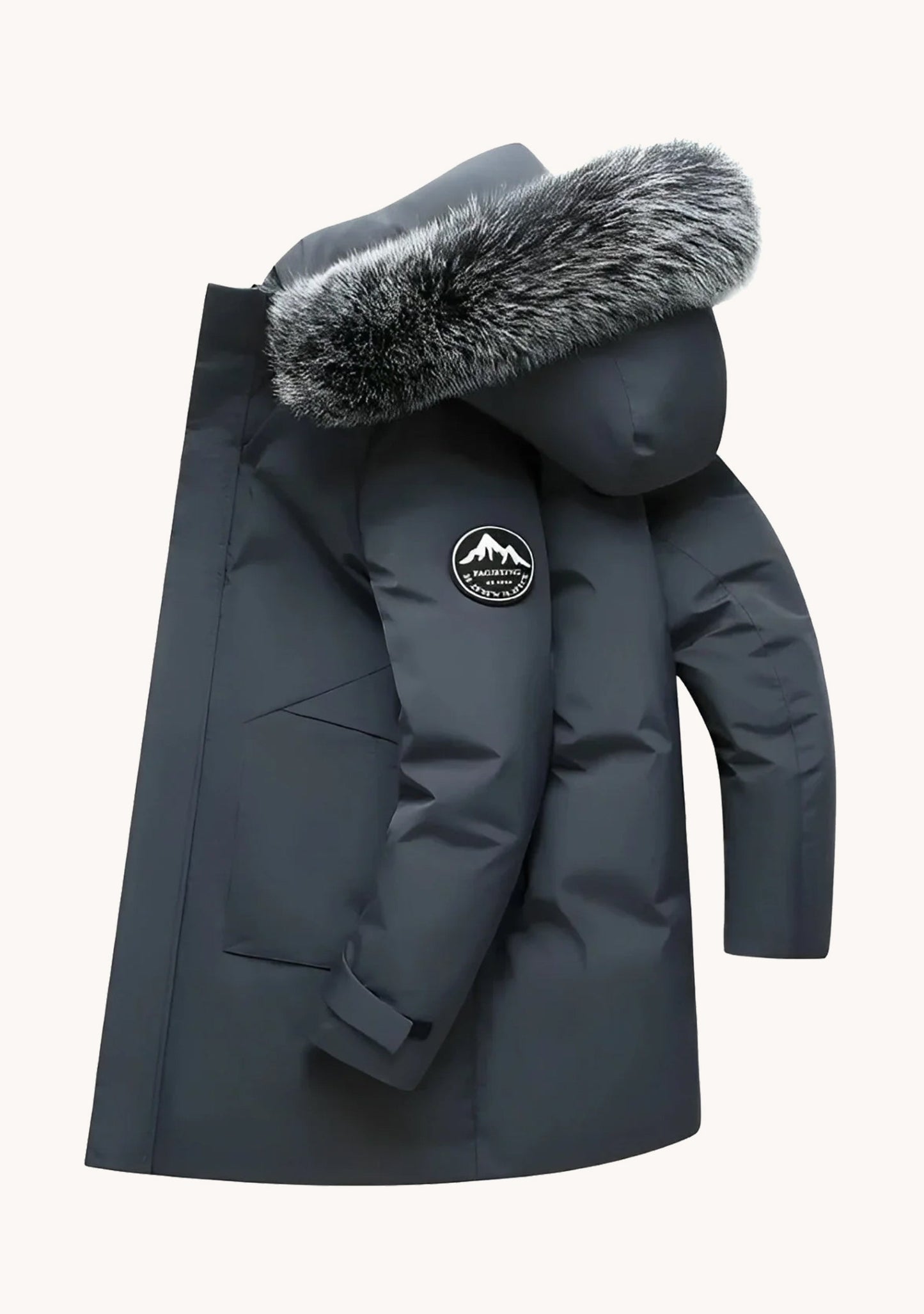 Weiche Damen Winterjacke mit Fellkapuze von Aik