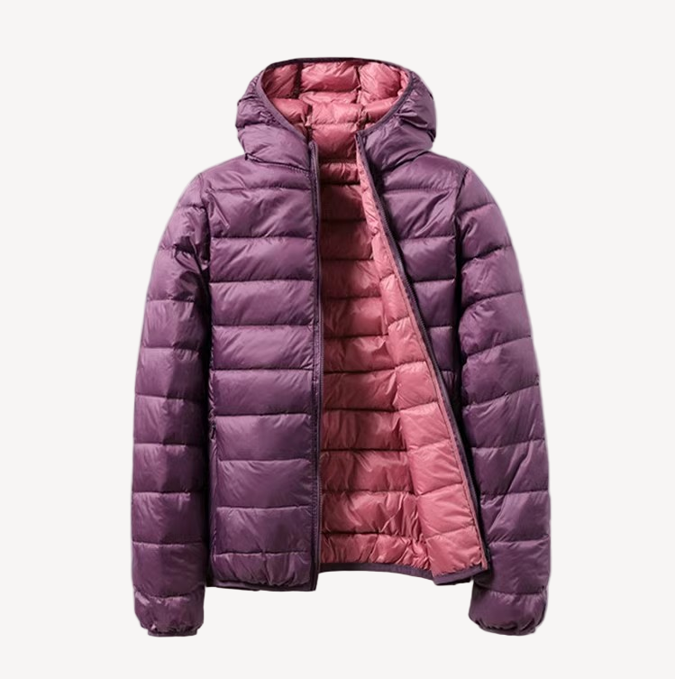 Stilzeits | Frauen Leichte Kapuzen Puffer Winterjacke