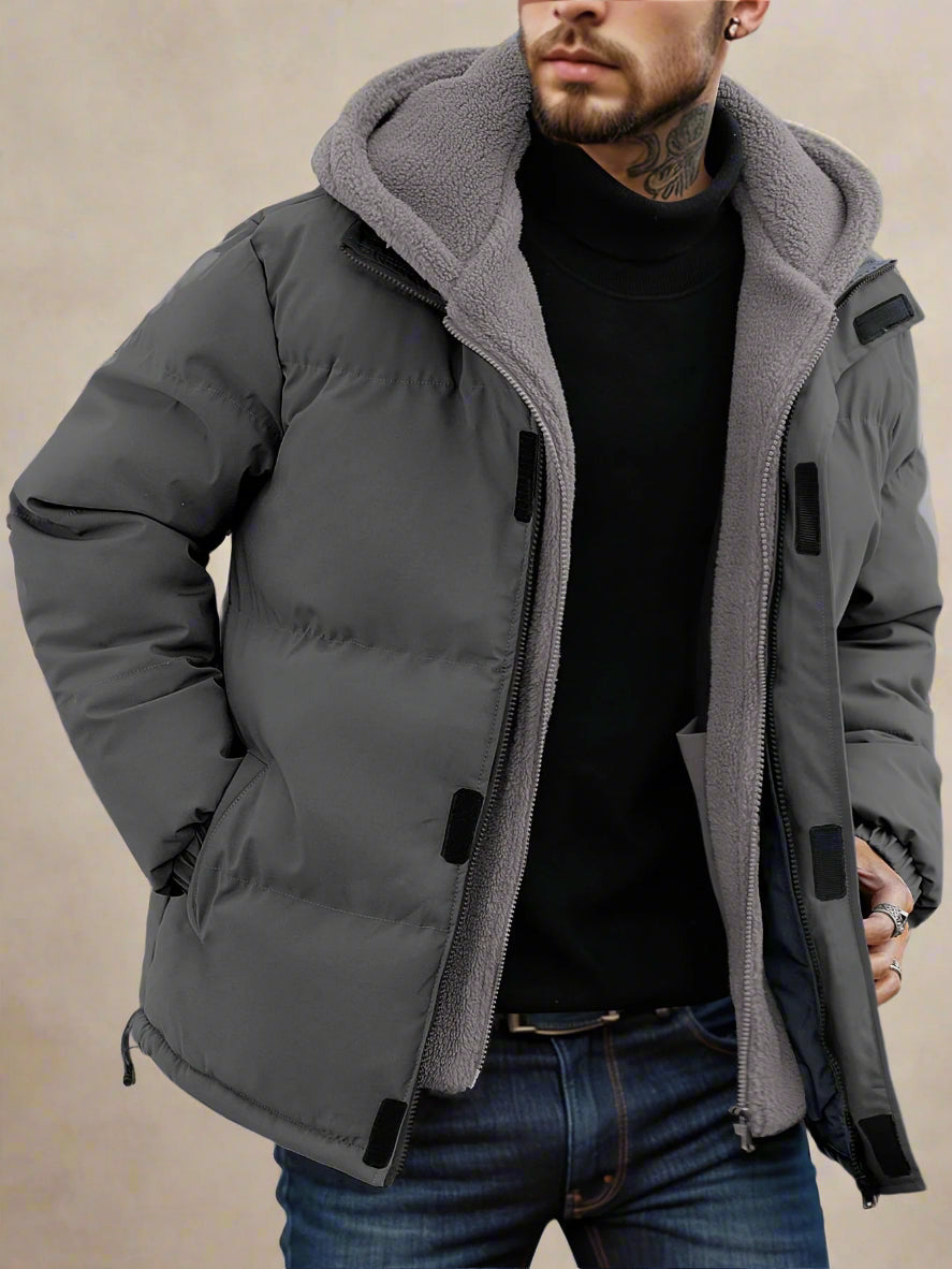 Stilzeits | Winter-Kapuzenjacke im 2-in-1-Look