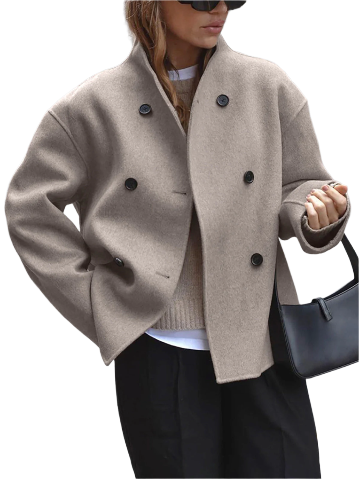 Stilzeits | Zeitloser Wollmix Damenmantel