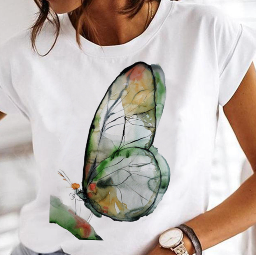 Sommerliche Damen-T-Shirts mit angesagten Designs