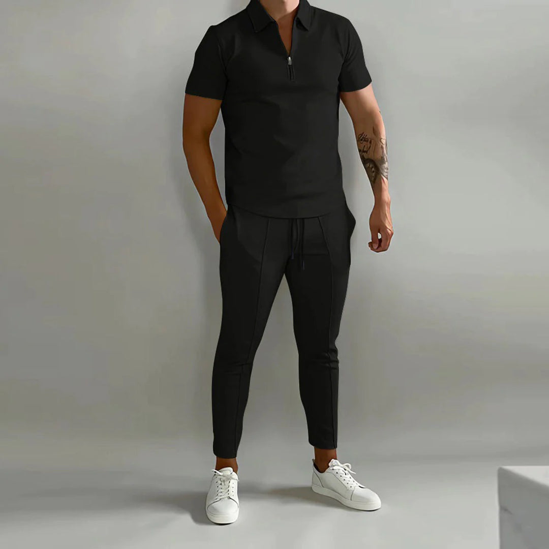Schmale Poloshirts und Jogginghosen für Herren
