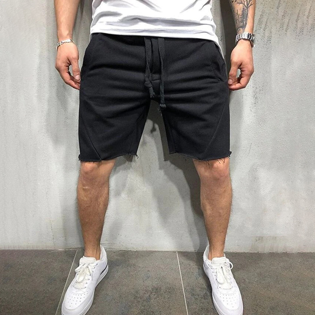 Herren Shorts mit Kordelzug in der Taille und Seitentaschen