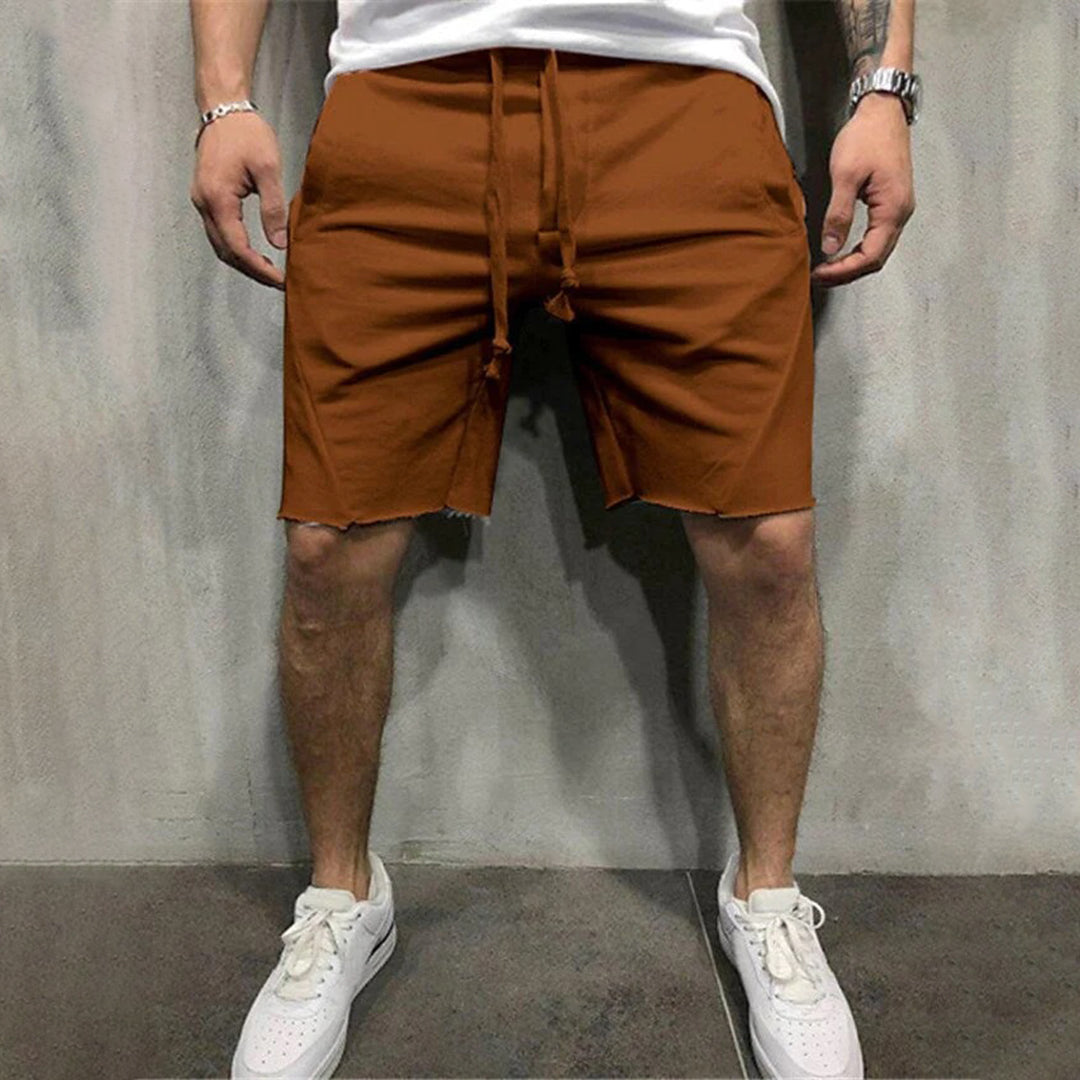 Herren Shorts mit Kordelzug in der Taille und Seitentaschen