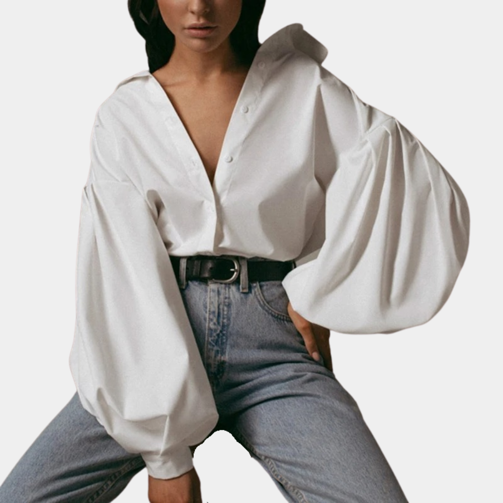 Trendige Puffärmelbluse Raimona für Damen