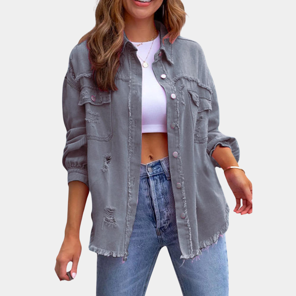 Trendige, moderne Bluse für Damen in schickem Design