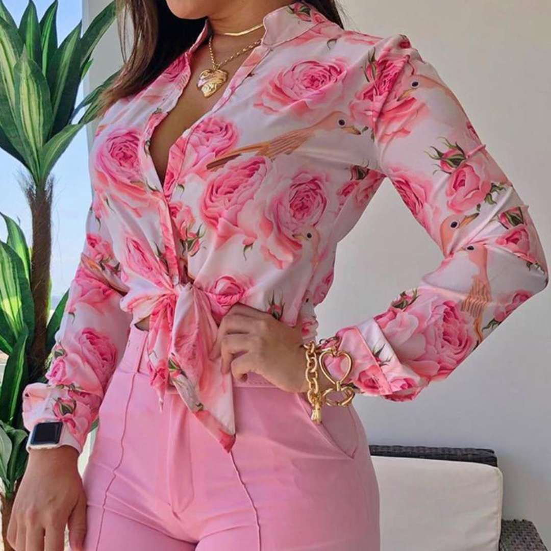 Sommerliches Set: Bluse und Shorts – stylisch und erfrischend von Ora