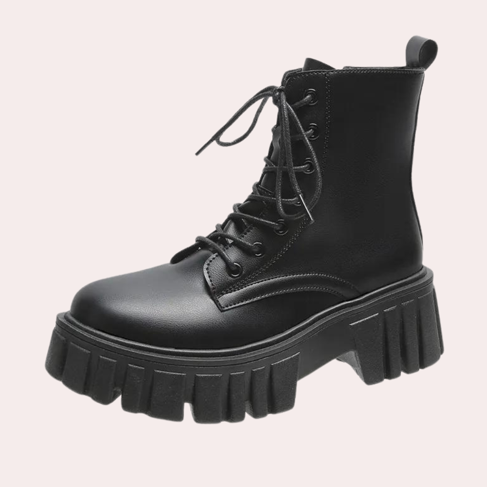 Venetia: Edle Damenstiefel mit raffinierten Schnürungen und praktischem Zipper