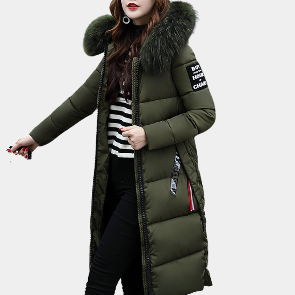 Stilzeits | Winter Puffer Kapuzenjacke für Damen