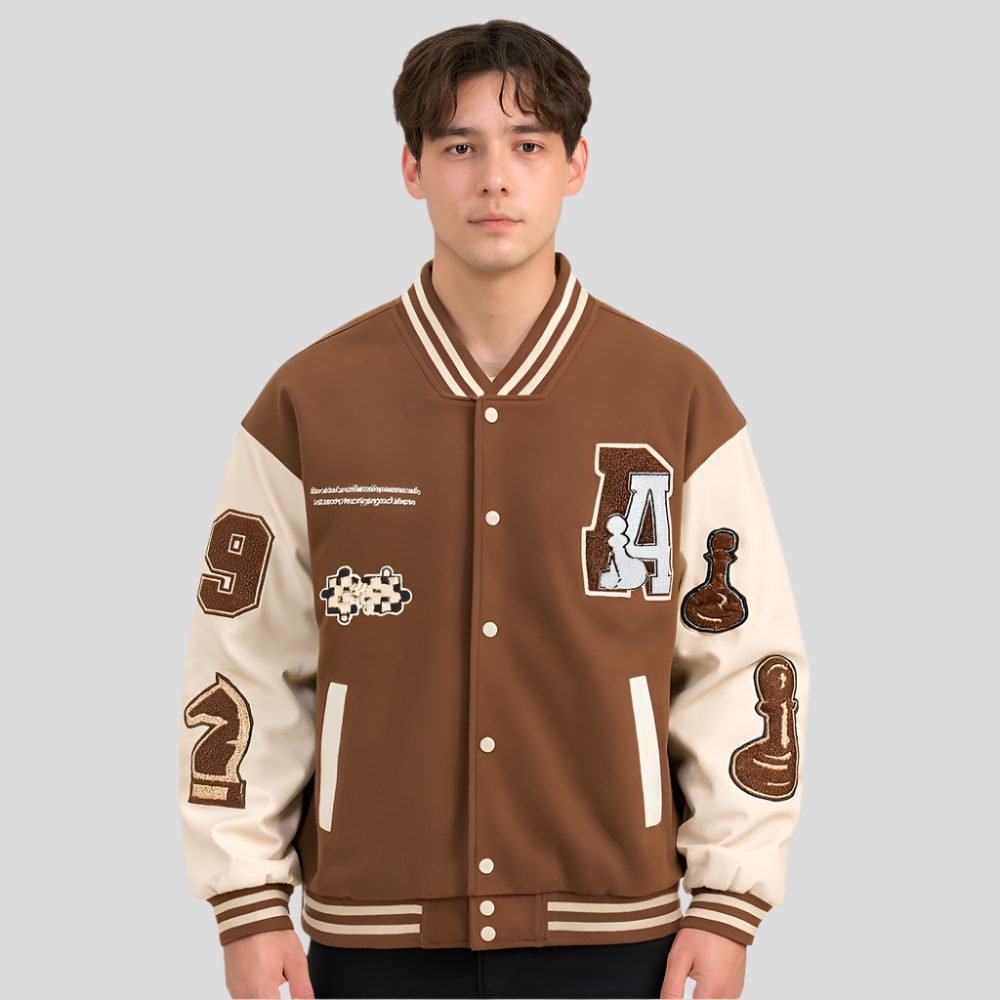 Stilzeits | Vintage-Jacke mit Gestickten Aufnähern - Sam