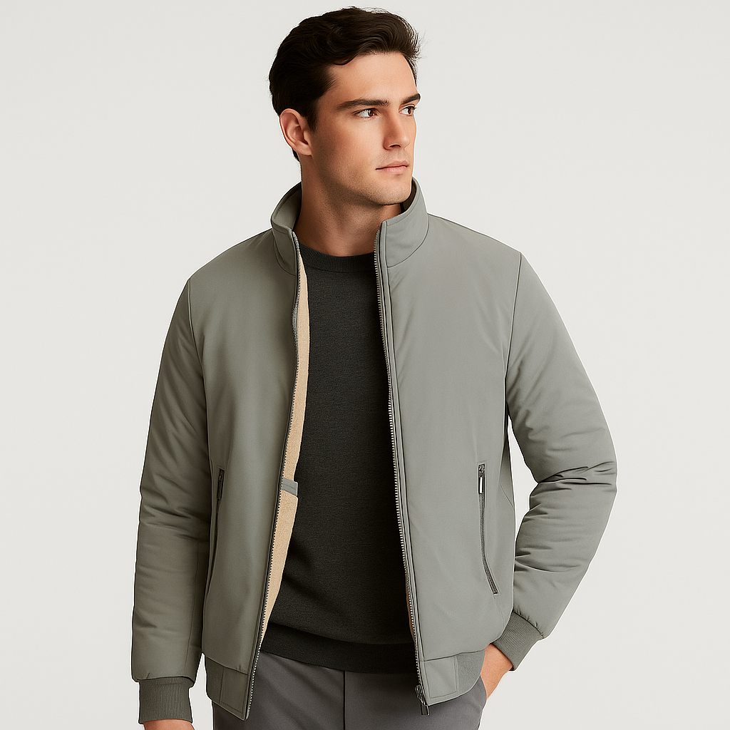 Stilzeits | Herren Fleece Innenjacke mit Reißverschluss