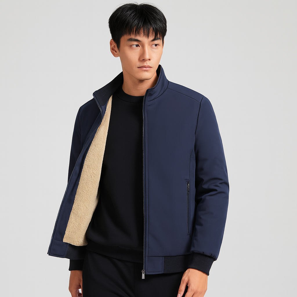 Stilzeits | Herren Fleece Innenjacke mit Reißverschluss