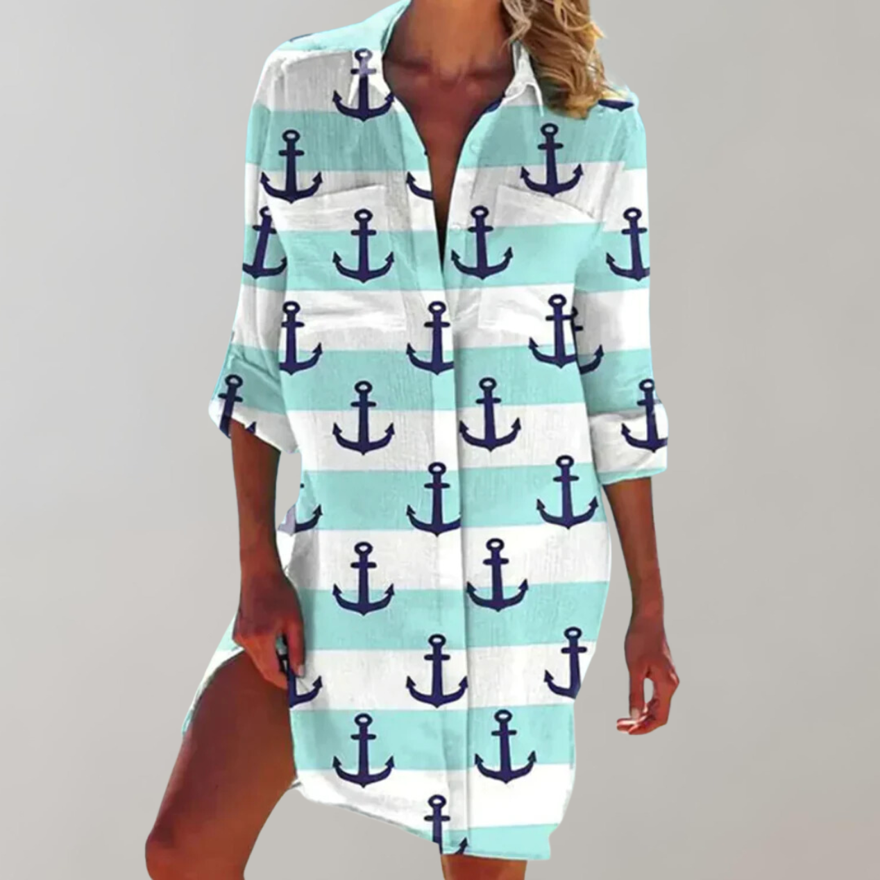 Sommerliches Midikleid Emma mit Muster