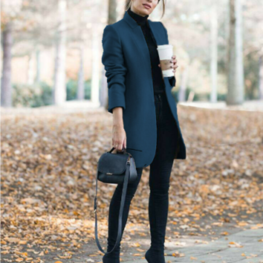 Stilzeits | Kurze Jacke ohne Kragen, Elegant